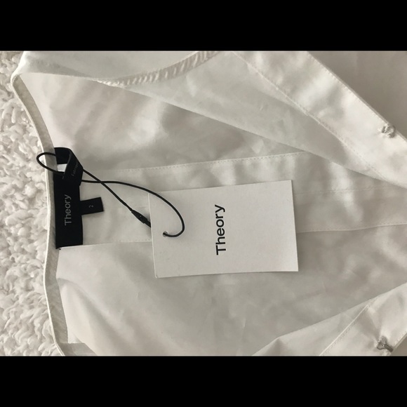 New white theory dress perfect for summer! - Picture 2 of 2